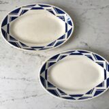 Duo of raviers Badonviller Courtilles art deco 30s