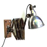 Lamp 1930 accordion scissors france mazda 1930