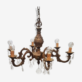 Lustre bronze des années 50