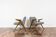 Customizable Pair Of Restored Mid Century "Bunny" Armchairs, 1970's