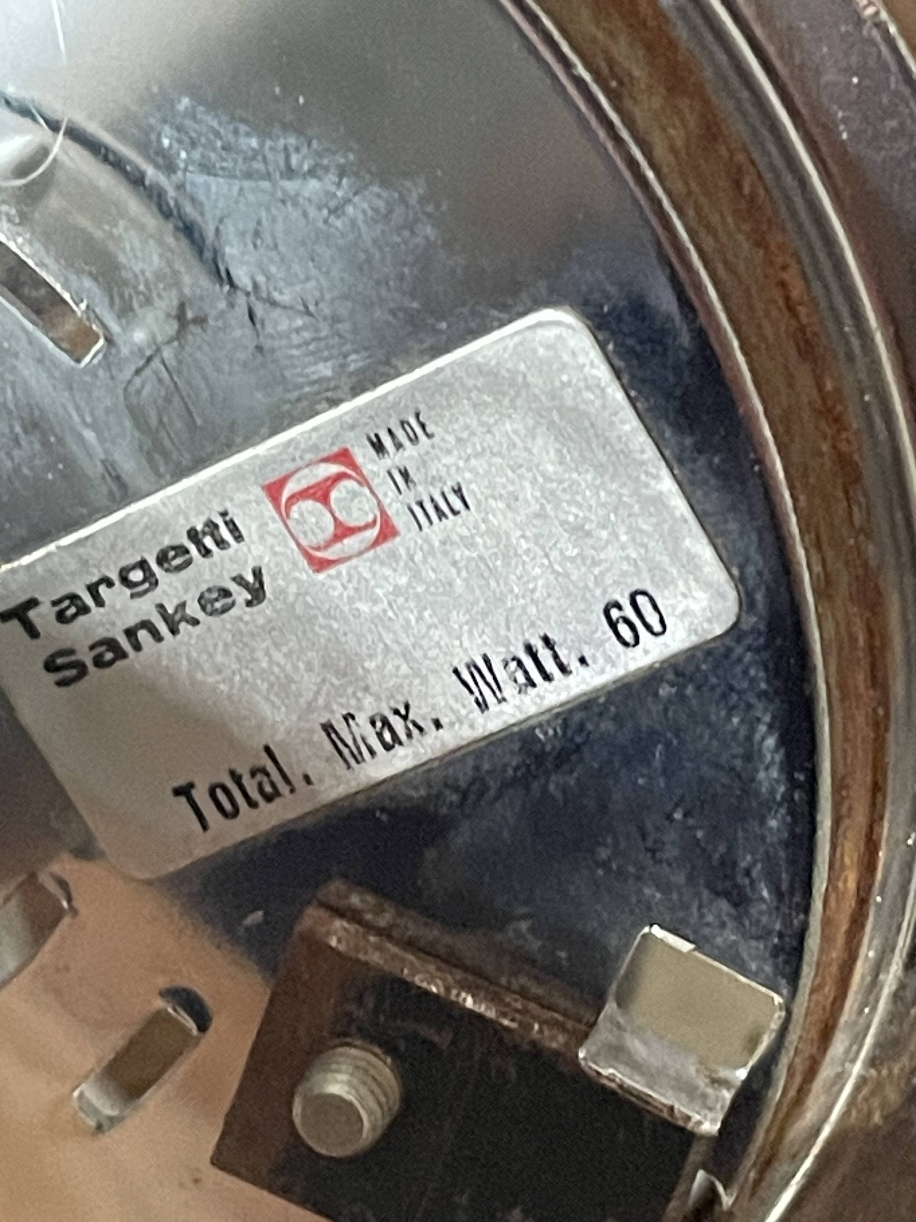 Targetti Sankey vintage opaline pendant light