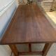 Farmhouse dining table in solid oak 1980