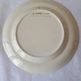 4 medium Moustiers Longchamp plates. Hand-painted by Al.Markoff.