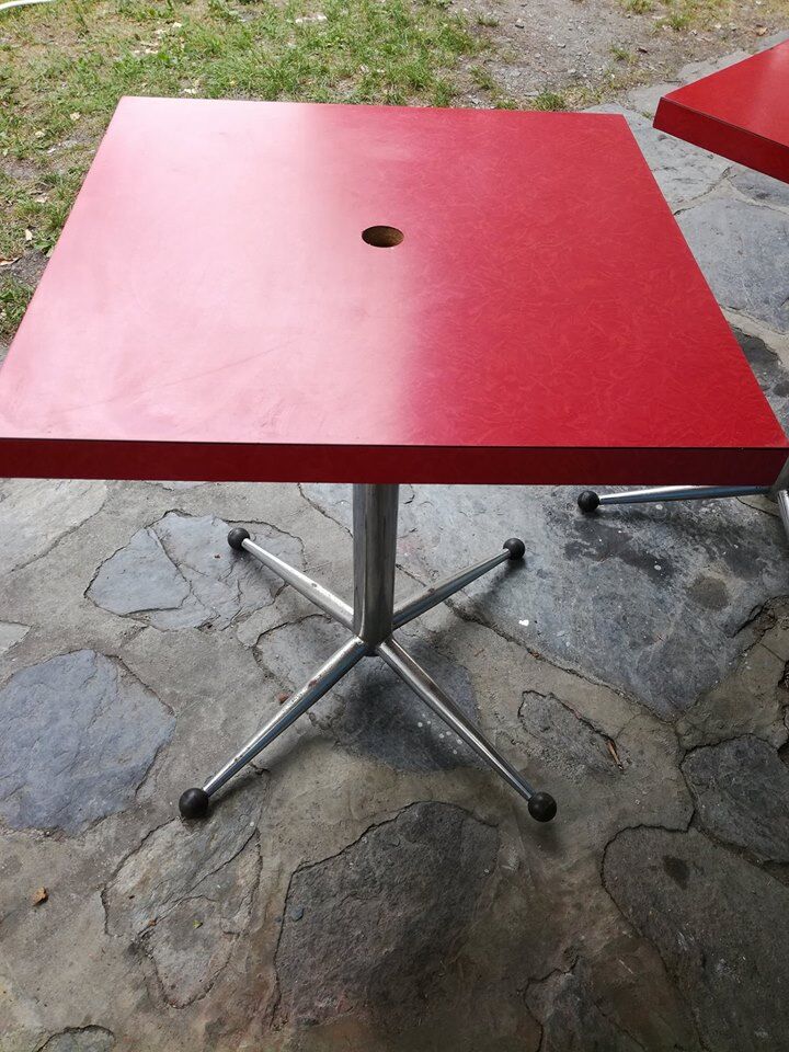 Set of 2 formica Bistro tables