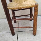 Vintage straw chair
