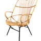 Rohe Noordwolde rattan chair, 1960, Netherlands XL siz
