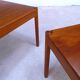 Tables d'appoint en teck danois modernes de Magnus Olesen, années 1960, ensemble de 2.