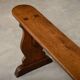 Antique, Primitive and Rustic Farm Benches in solid Oak, France 1920's