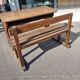 Old school desk for children