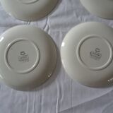 6 plates Gien le petit courrier des dames 446112 hat mode