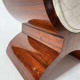 Art Deco Stool in Rosewood Veneer, France, 1930s