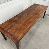 19th-century solid oak dining table