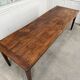 19th-century solid oak dining table
