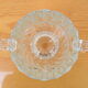 Mid-century glass vase,bohemia glass,1970