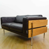 Leather sofa, Forum, Robin Day