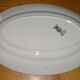 Oval dish in Sarreguemines earthenware, Elise model (36.5 x 24.2 cm)