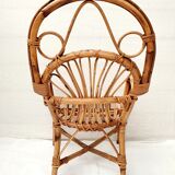 Children's rattan armchair