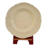 Plat de service rond en faïence de Gien Collection "Rocaille"