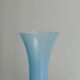 Blue opaline glass vase