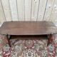 Table basse scandinave en acajou à double plateau