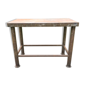 Table vintage en métal