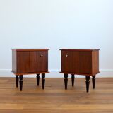 Pair of vintage bedside 1960s