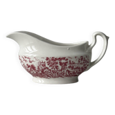 Porcelain gravy boat 'The constable series Bicentennial' pink