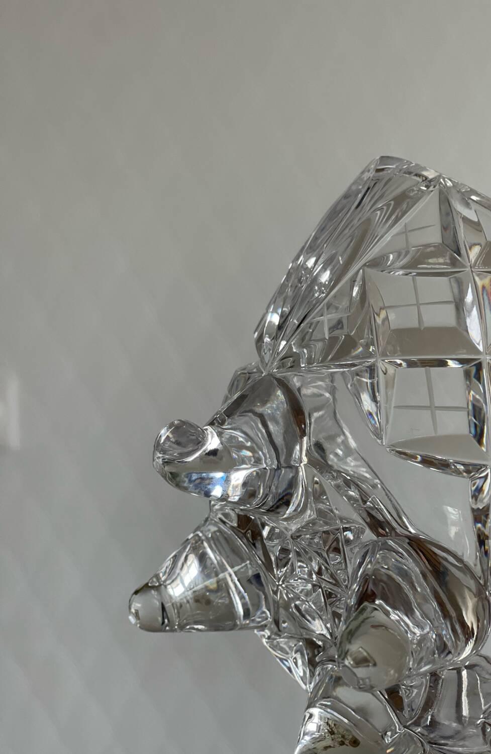 Cut crystal candy box