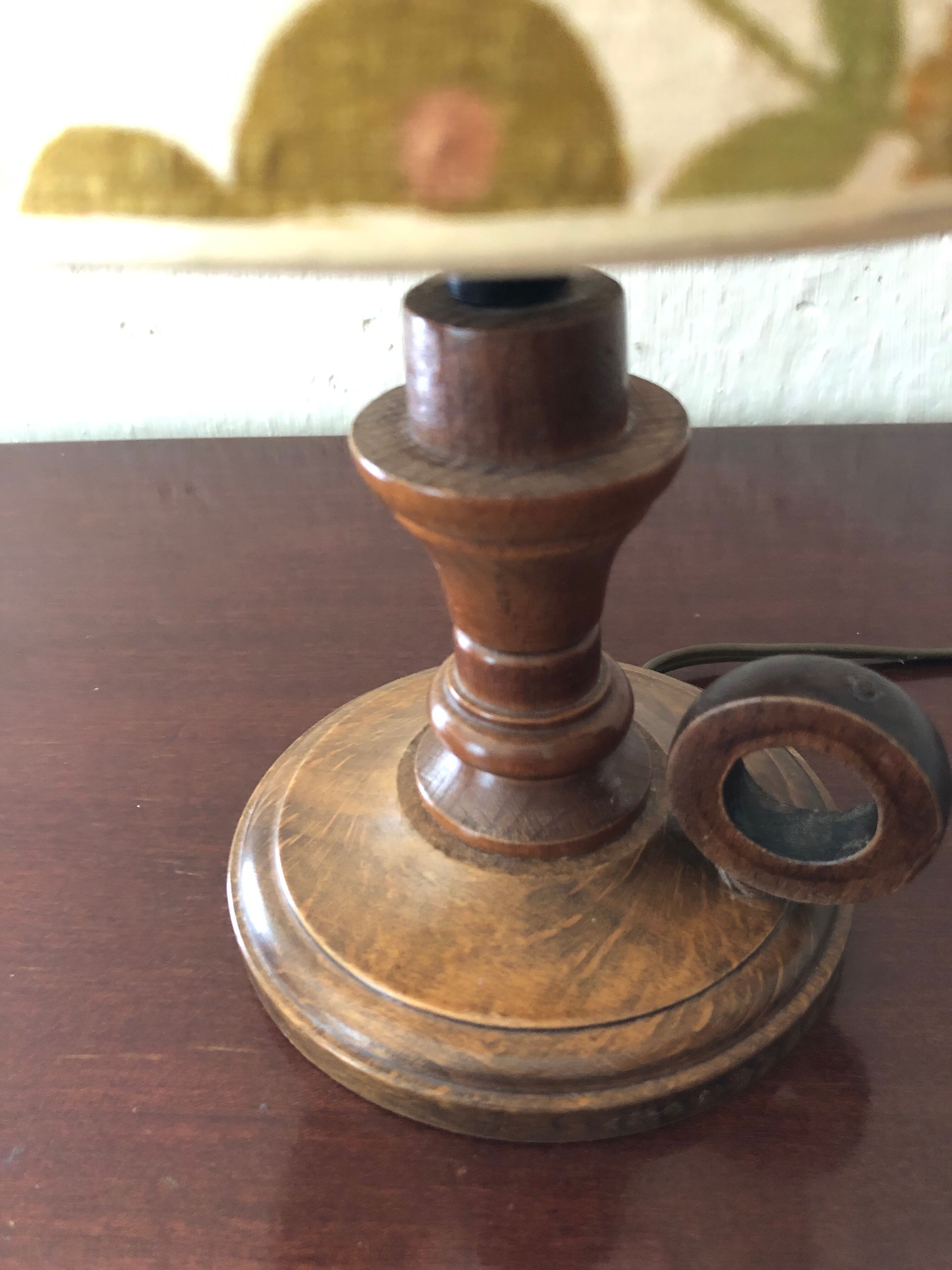 Table lampe wood foot