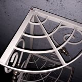 Metal corner shelf