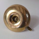 Vintage enameled brass hand candle holder