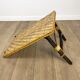 Antique chaise longue in wicker and hazel 20s
