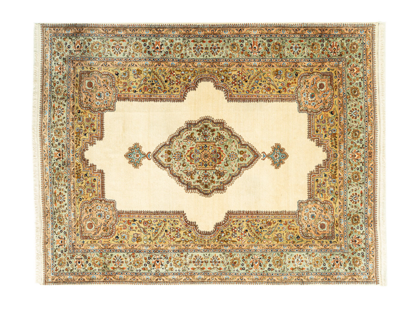 1960s kashmar carpet, 255 x 335