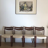 Wooden chairs, Scandinavian style.