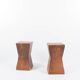 Pair of side tables from around 1950 in the style of Christian Liaigre.