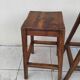 Pair of vintage oak stools