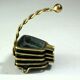 Stackable design ashtrays made of bronze and brass - Vintage