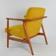 Fauteuil modèle Z jaune 1960