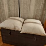 Large solid wood chest