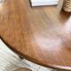 Round oak table 1950