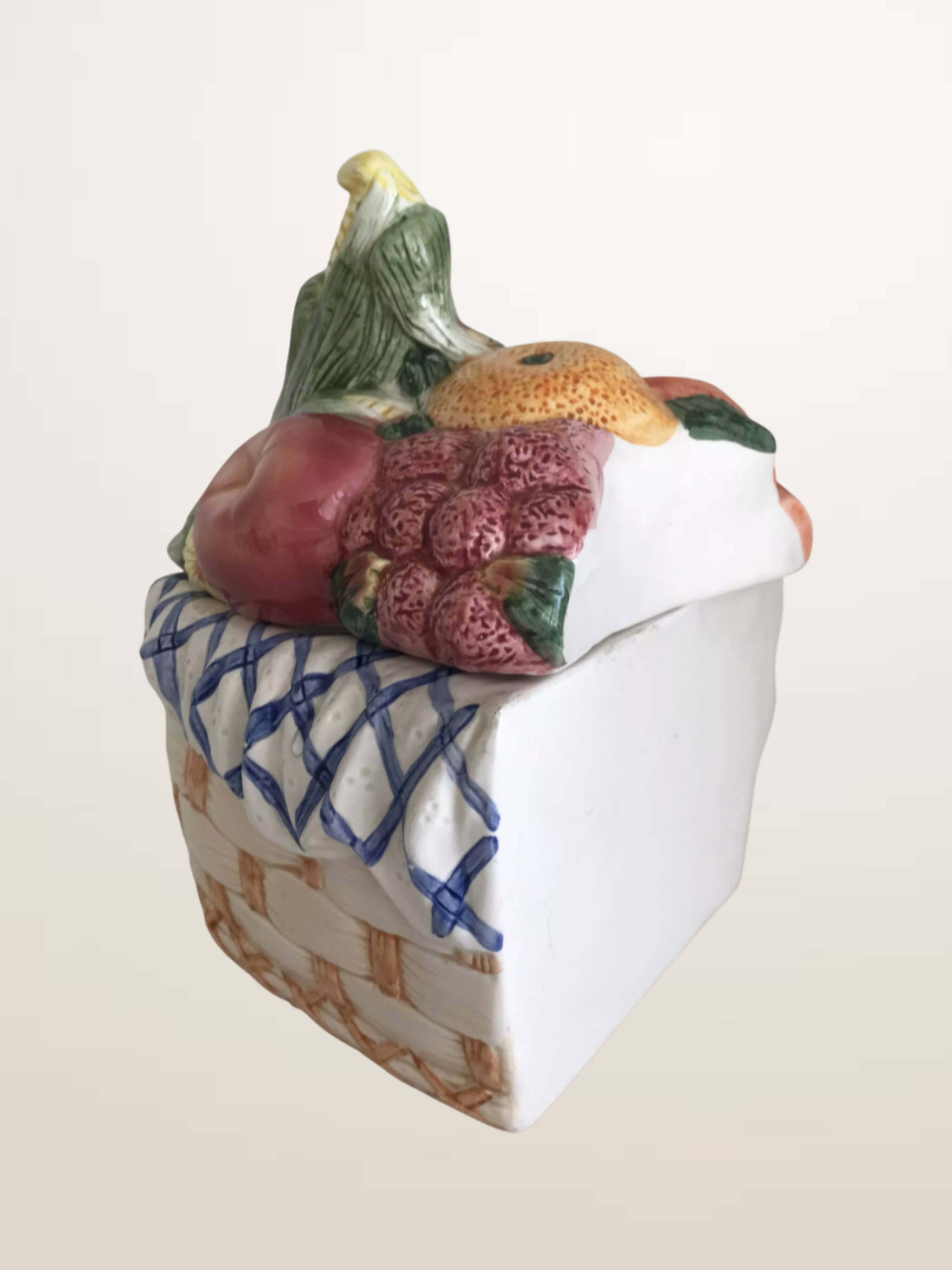 Pot and slipware fruits and vegetables