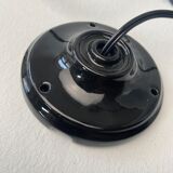 Old opaline pendant lamp 1950 vintage