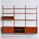 Royal System by Poul Cadovius for Cado, 1960s – Wall System Teak, 15-Piece