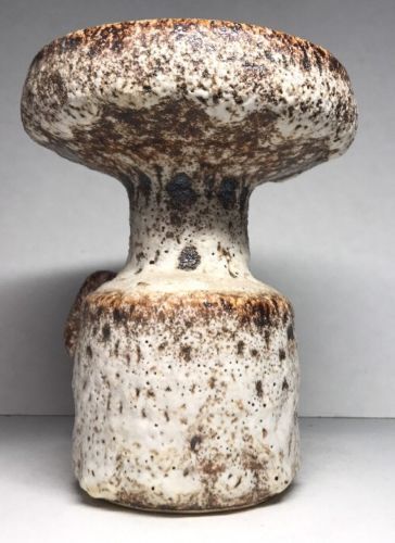 Original vase fat lava form candlestick hand vintage Vallauris