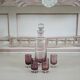 Antique Purple Glass Liqueur/Digestif Service