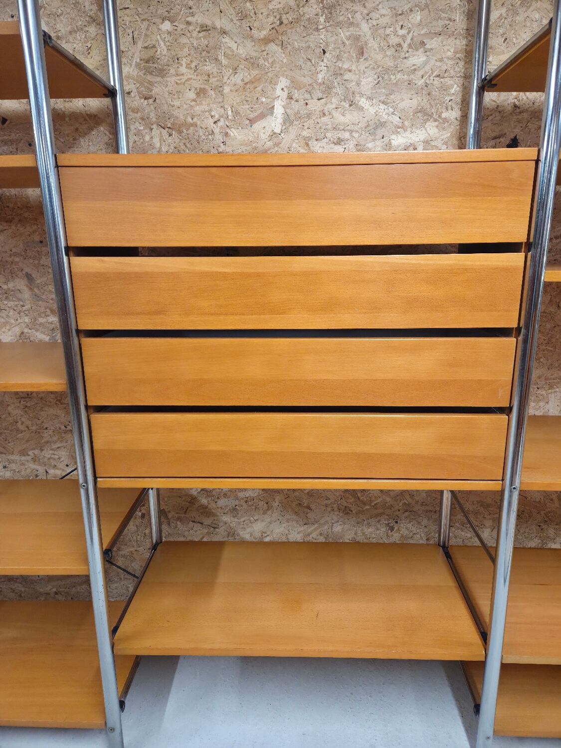 "Ikea shelf Sweden 1980"