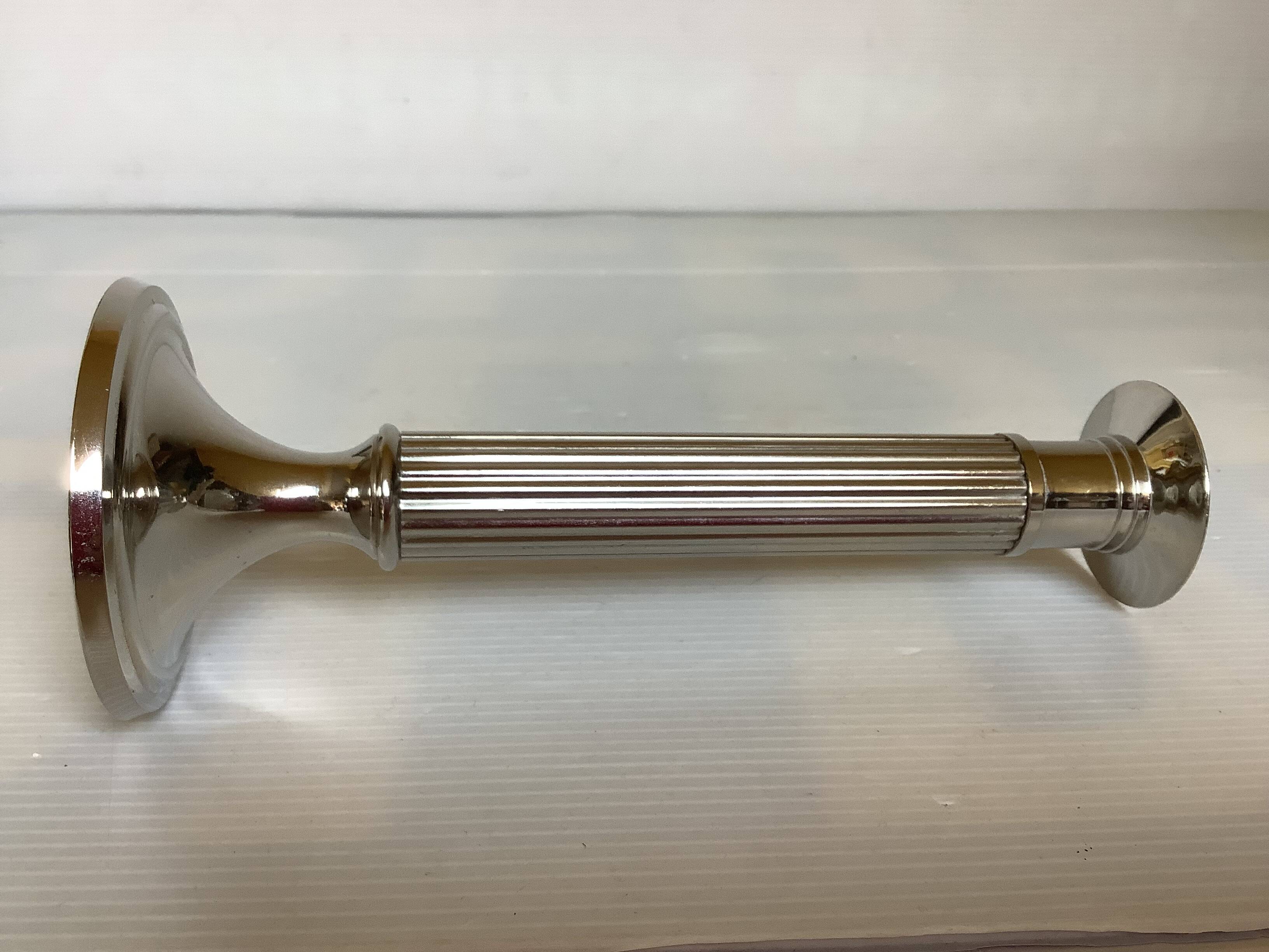 Pair of silver candlesticks