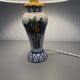 1930 lamp signed Delcourt, fabric cable, lampshade