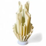 Resin table lamp by GIORGIA JACOB, French design, 1970s/80s