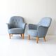 Pair of Vintage Samsas Armchairs by Carl Malmsten